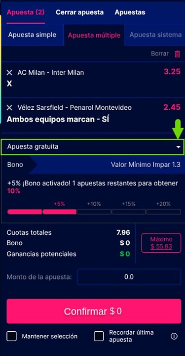Cómo utilizar la Apuesta