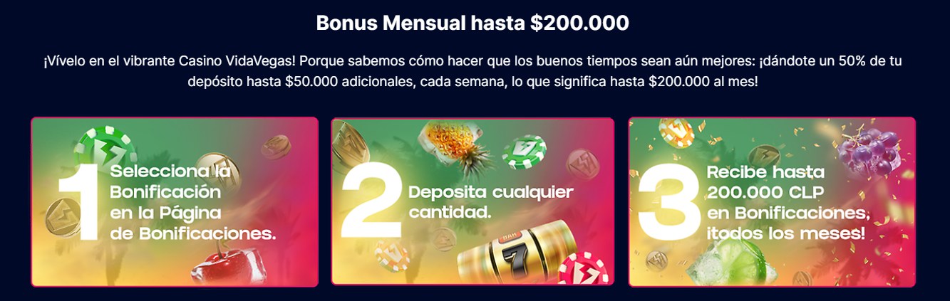 Promociones genéricas en VidaVegas