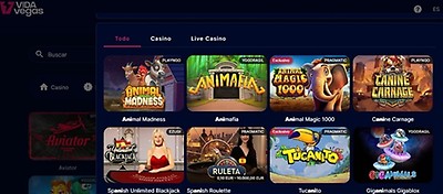 Tragamonedas de animalitos en VidaVegas